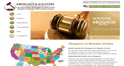 Desktop Screenshot of abogacia-us.com